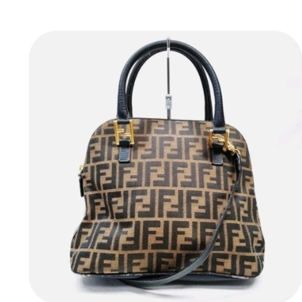 Fendi Brown and Black Women's Handbag